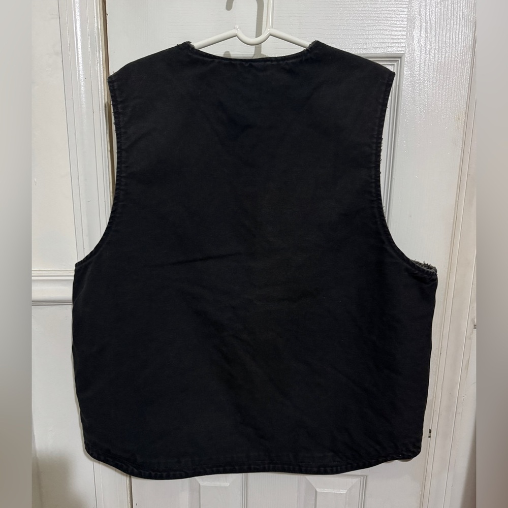 Carhartt Vest Relaxed Fit Washed Duck Sherpa-Lined Vest
"Black" Men's XL - Picture 2 of 5